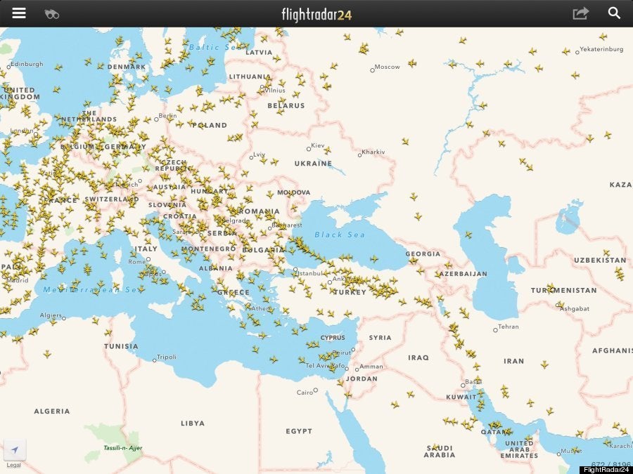 飛行機は ここを避けて飛んでいる 今の世界情勢がひと目でわかる地図 画像 ハフポスト