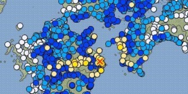 地震情報 大分県南部で震度5強 今後も強い余震続く恐れ ハフポスト