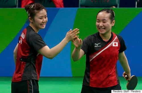 卓球女子団体、日本が銅メダル 福原愛、勝利に涙「みんなに感謝してい 
