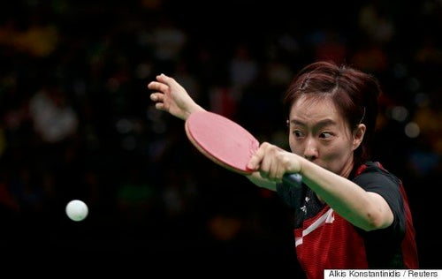 卓球女子団体、日本が銅メダル 福原愛、勝利に涙「みんなに感謝してい 