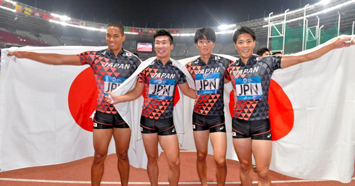 アジア大会 日本男子リレーが金メダル でも 淡々とする日本勢 ハフポスト