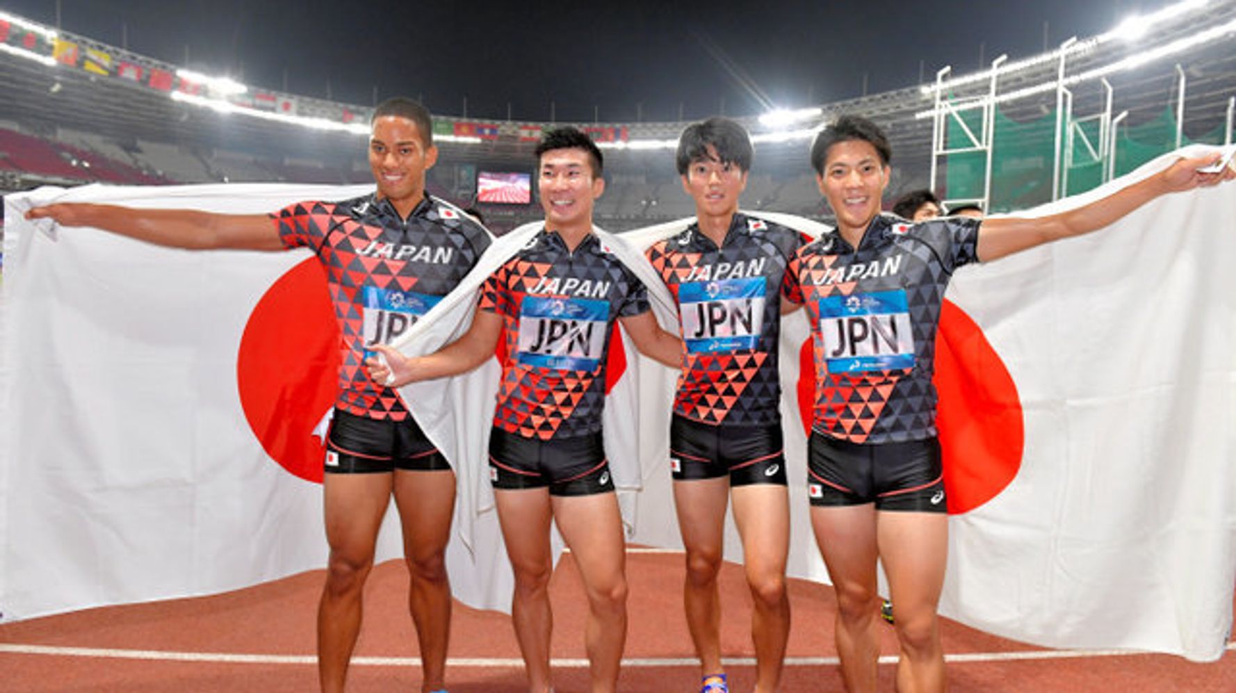 アジア大会 日本男子リレーが金メダル でも 淡々とする日本勢 ハフポスト