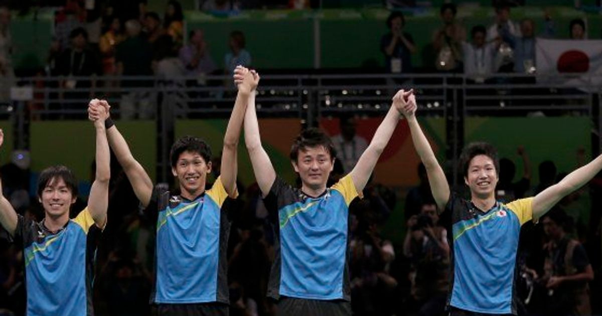 卓球男子団体 日本が決勝進出 水谷隼 絶対勝てると思ってここに来た リオオリンピック ハフポスト