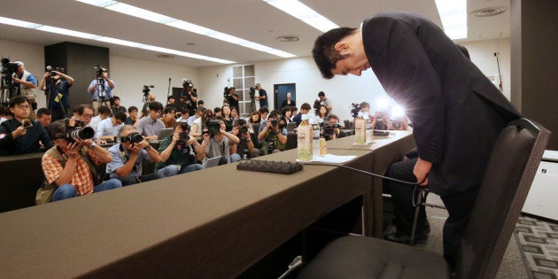 速見佑斗元コーチ 登録抹消は 妥当な処分 宮川選手に謝罪 どんな小さな暴力もしない ハフポスト