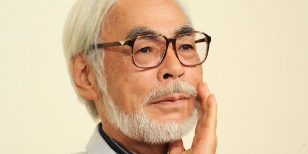 TOKYO, JAPAN - SEPTEMBER 06: Animator/ Director Hayao Miyazaki attends a press conference to announce his retirement on September 6, 2013 in Tokyo, Japan. (Photo by Jun Sato/WireImage)