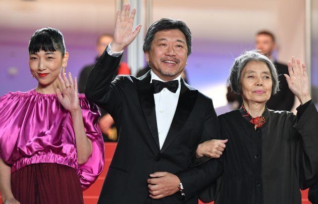 映画「万引き家族」がカンヌ映画祭でパルムドールを受賞した＝2018年5月