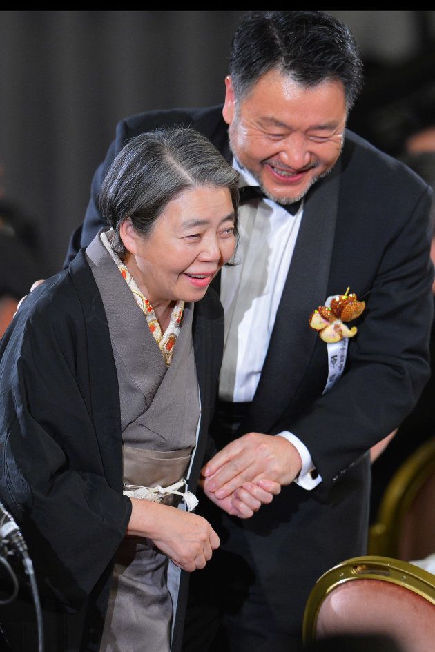 映画「わが母の記」で、第36回日本アカデミー賞主演女優賞を受賞＝2013年3月