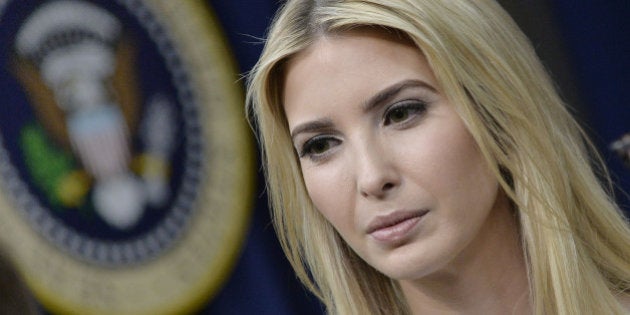 Ivanka Trump, daughter of U.S. President Donald Trump, arrives to a town hall meeting with executives on the America business climate in the South Court Auditorium of the White House in Washington, D.C., U.S., on Tuesday, April 4, 2017. TrumpÂ has vowed to flatten regulatory hurdles for American business, and Congress's proposed EPA rules for science would make commerce easier. Photographer: Olivier Douliery/Bloomberg via Getty Imagesk to their pledge to repeal Obamacare. Photographer: Olivier Douliery/Bloomberg via Getty Images