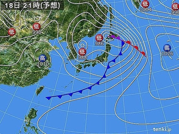 4月18日の天気 東京は7月上旬並みの暑さに 北海道では激しい雨 ハフポスト