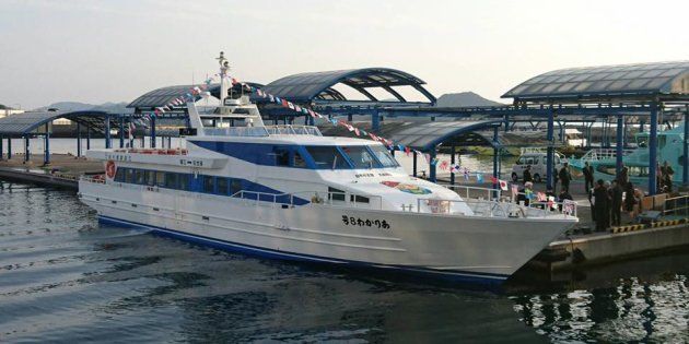 五島産業汽船の高速船「ありかわ8号」（同社の公式Facebookより）