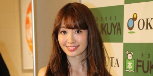 TOKYO, JAPAN - MARCH 23: Haruna Kojima of AKB 48 attends PR event for her new photo book on March 23, 2015 in Tokyo, Japan. (Photo by Sports Nippon/Getty Images)