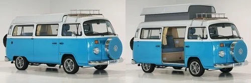 新車で買えるフォルクスワーゲン「タイプ2」バスのキャンピングカー