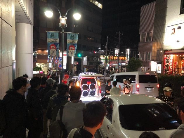 渋谷ハロウィンに集まった群衆