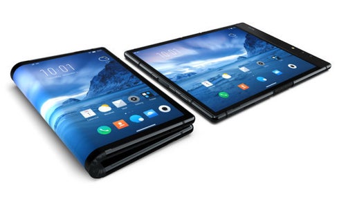 世界初の折りたたみ画面スマホ「FlexPai」発表。広げて7.8インチ、価格