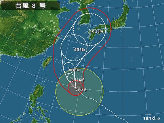 10年に一度程度の猛烈な台風が沖縄へ ハフポスト