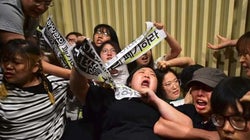 韓国、元慰安婦支援の財団設立　発足会見に学生乱入、混乱も