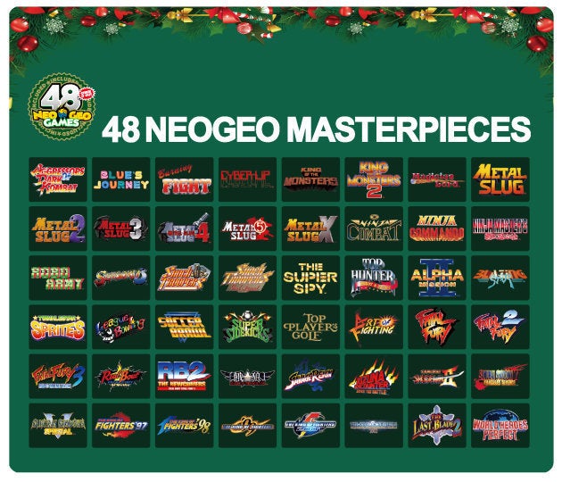 「NEOGEO mini クリスマス限定版」収録タイトル