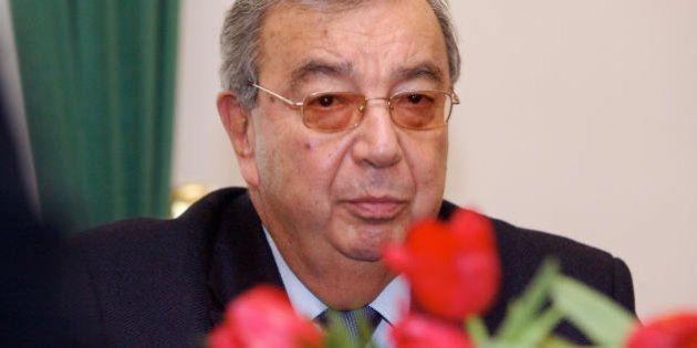 Riga, LATVIA: Former Russian Prime Minister Yevgeny Primakov is pictured during his meeting with Latvian President Vike-Freiberga (out of camera range) in Riga, 05 February 2007. AFP PHOTO/ILMARS ZNOTINS (Photo credit should read ILMARS ZNOTINS/AFP/Getty Images)