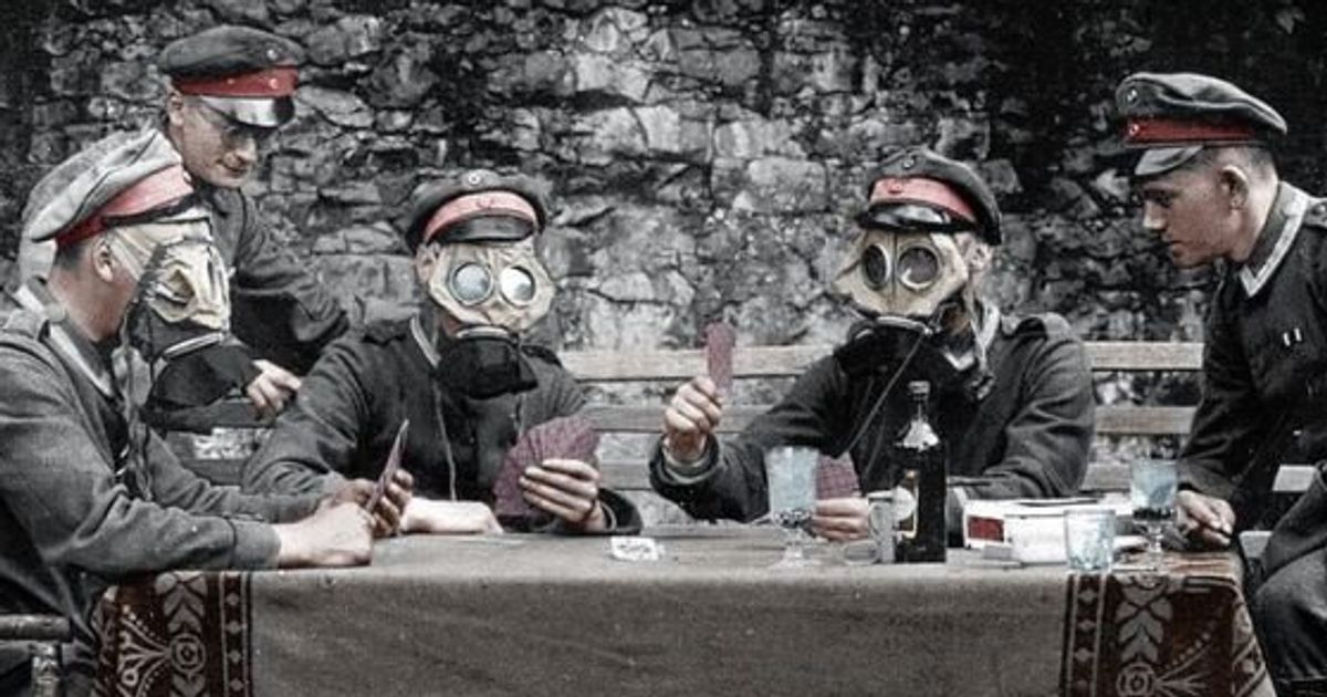 第一次世界大戦から102年 カラー写真でよみがえる戦場の姿 画像集 ハフポスト