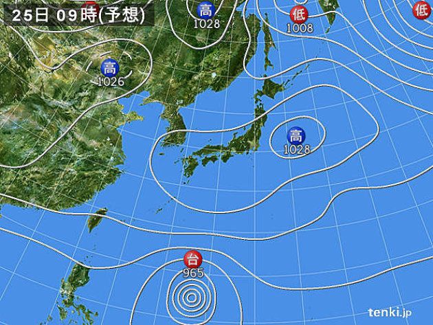 25日09時(予想)