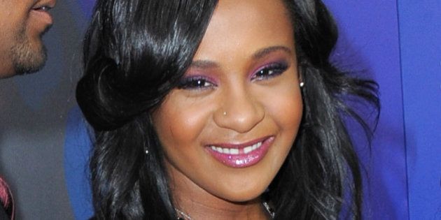 Bobbi Kristina Brown attends the Los Angeles premiere of