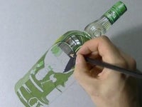 早送りで見る 超リアルな瓶 の描きかたが感動的 動画 ハフポスト