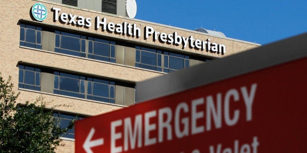 DALLAS, TX - OCTOBER 14: The Texas Health Presbyterian Hospital, where health care worker Nina Pham, is being treated for the Ebola virus is seen on October 14, 2014 in Dallas, Texas. Pham contracted the virus when she provided treatment to Thomas Eric Duncan, the West African man who later died from the disease. (Photo by Mike Stone/Getty Images)