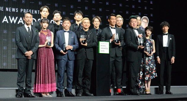 LINE NEWS AWARDS 2018の受賞者たち