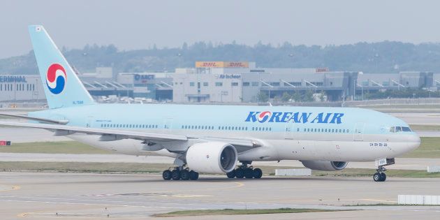 大韓航空の旅客機。2018年8月30日、韓国・仁川。