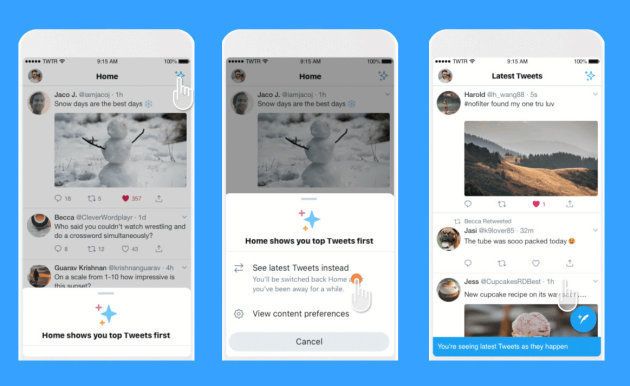 Twitter タイムラインを新着順に切り替え可能に Iphoneアプリのキラキラボタンで ハフポスト