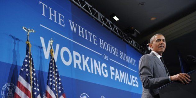 US President Barack Obama speaks during the White House Summit on Working Families on June 23, 2014 at a hotel in Washington, DC. AFP PHOTO/Mandel NGAN (Photo credit should read MANDEL NGAN/AFP/Getty Images)