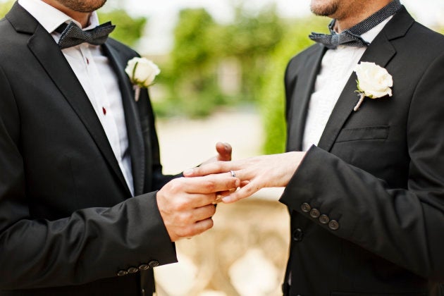 Exchanging Rings at Wedding