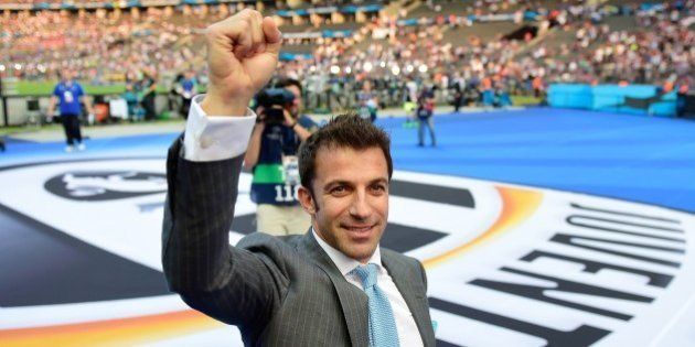 Former Juventus player Alessandro del Piero arrives at the stadium prior to the UEFA Champions League Final football match between Juventus and FC Barcelona at the Olympic Stadium in Berlin on June 6, 2015. AFP PHOTO / OLIVIER MORIN (Photo credit should read OLIVIER MORIN/AFP/Getty Images)