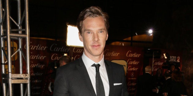 PALM SPRINGS, CA - JANUARY 03: Actor Benedict Cumberbatch arrives with Mercedes-Benz at the 26th annual Palm Springs International Film Festival Awards Gala on January 3, 2015 in Palm Springs, California. (Photo by Chelsea Lauren/Getty Images)