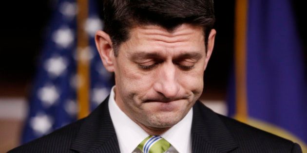 House Speaker Paul Ryan (R-WI) holds a news conference after Republicans pulled the American Health Care...