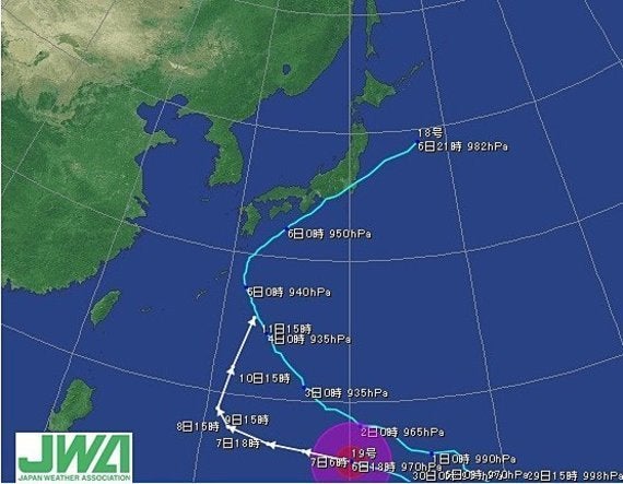 台風 情報 19 号