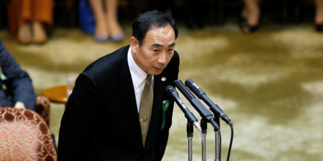 Yasunori Kagoike, head of Moritomo Gakuen school, attends a parliamentary session in Tokyo, Japan March 23, 2017. REUTERS/Issei Kato TPX IMAGES OF THE DAY