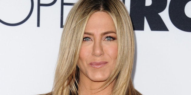 HOLLYWOOD, CA - APRIL 13: Actress Jennifer Aniston attends the premiere of 'Mother's Day' at TCL Chinese Theatre IMAX on April 13, 2016 in Hollywood, California. (Photo by Jason LaVeris/FilmMagic)