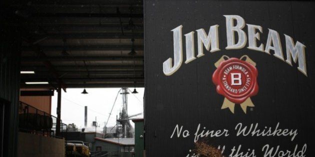 CLERMONT, KY - JANUARY 13: The Jim Beam Bourbon Distillery is seen January 13, 2014 in Clermont, Kentucky. Japanese company Suntory Holdings acquired Beam Inc. for $13.6 Billion in a deal announced Monday. Beam is the owner of Jim Beam and Maker's Mark bourbon brands and was purchased at $83.50 per share. (Photo by Luke Sharrett/Getty Images)