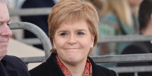 LONDON, ENGLAND - MARCH 09: Nicola Sturgeon during the dedication and unveiling of The Iraq and Afghanistan memorial on March 9, 2017 in London, England. (Photo by Jeff Spicer/Getty Images)