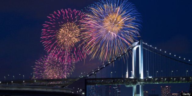 Tokyo bay grand fireworks festival,