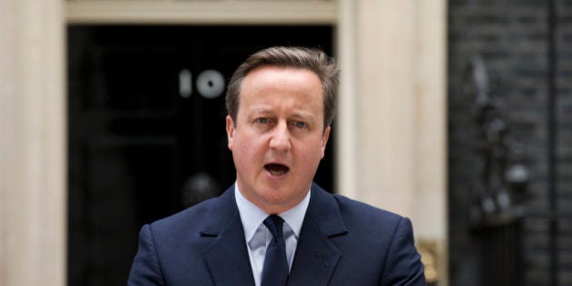 British Prime Minister David Cameron makes a statement appealing for people to vote to remain in the European Union outside 10 Downing Street in London, Tuesday, June 21, 2016. Britain votes whether to stay in the EU in a referendum on Thursday. (AP Photo/Matt Dunham)