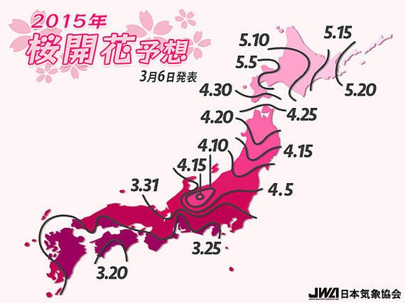 桜の開花予想 東京では4月2日に満開 4月最初の週末からお花見シーズンに 望月圭子 ハフポスト