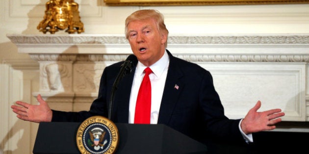 U.S. President Donald Trump speaks at the National Governors Association meeting at the White House in Washington, U.S. February 27, 2017. REUTERS/Kevin Lamarque