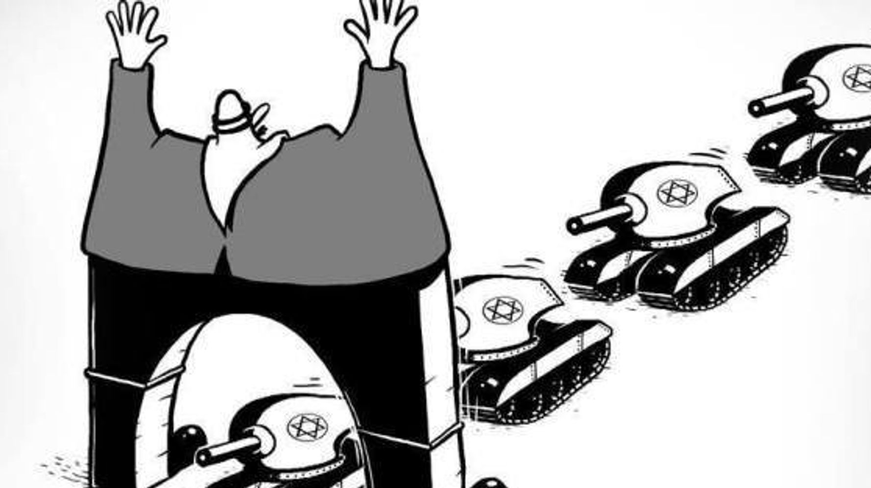 アラブの漫画家が見たガザ 狂気の中のユーモア【風刺画・画像集