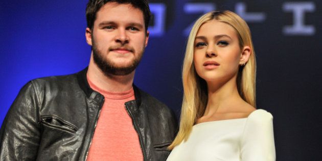 TOKYO, JAPAN - JULY 29: Jack Reynor (L) and Nicola Peltz attend the press conference for Japan premiere of 'Transformers : Age Of Extinction' at Tokyo Midtown on July 29, 2014 in Tokyo, Japan. (Photo by Keith Tsuji/Getty Images for Paramount)