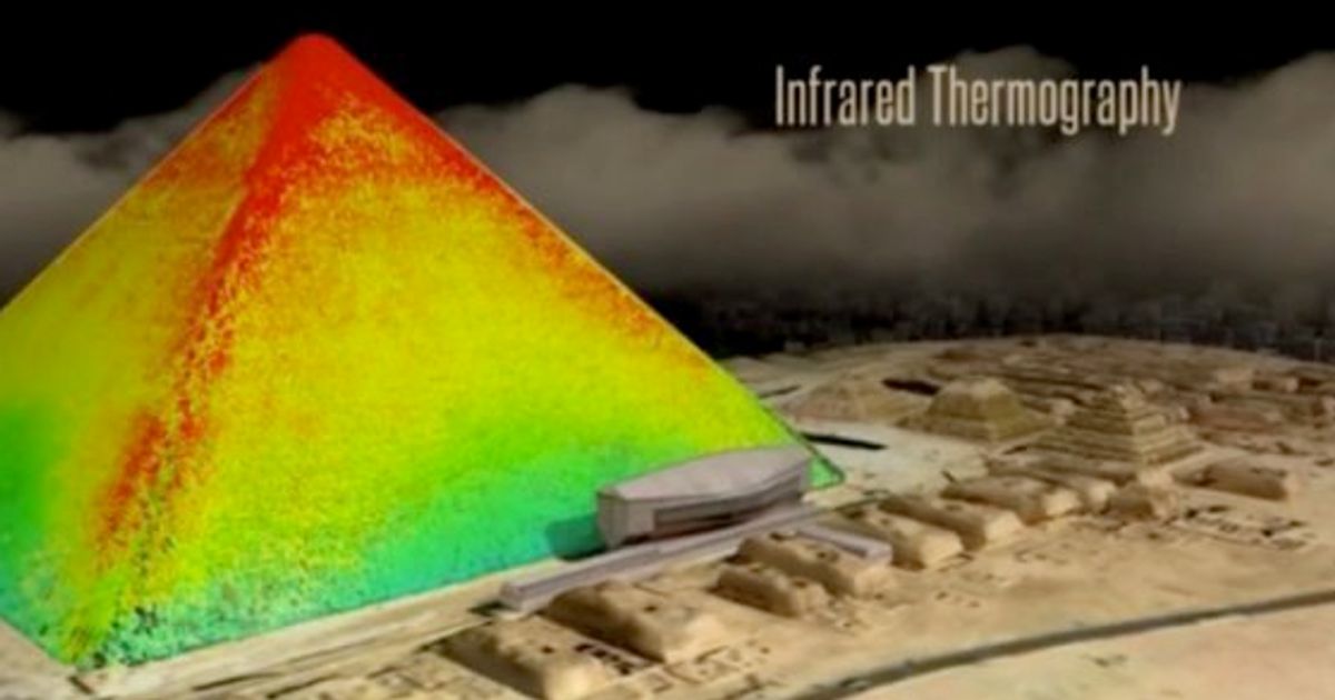 エジプトのピラミッドを赤外線スキャンしたら あるものが見えた ハフポスト