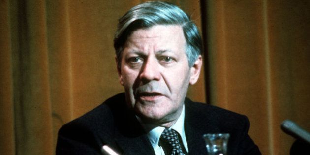 File - (AP) Helmut Schmidt - German Chancellor. (AP-Photo) 1977