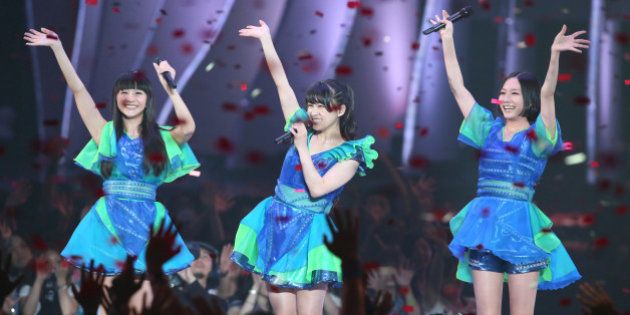 CHIBA, JAPAN - JUNE 23: perfume performs onstage during the MTV Video Music Awards Japan 2012 at Makuhari Messe on June 23, 2012 in Chiba, Japan. (Photo by Ken Ishii/Getty Images)