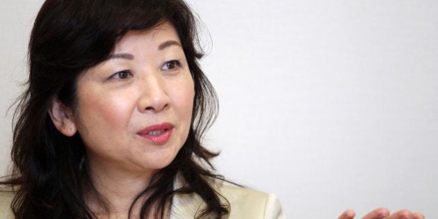 Seiko Noda, a lawmaker from the Liberal Democratic Party (LDP), speaks during an interview in Tokyo,...